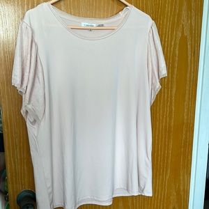 Calvin Klein light pink top